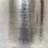 Cylindrical Glass Table Vase with Metal Rounded Lidded Topper Home Decor - Decorative Bottle Tall Flower Vase Accent for Living Room Display - Gray-938448062