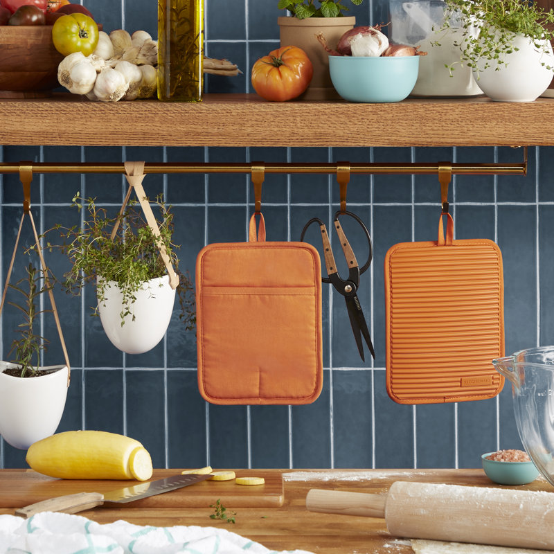 Poignée en silicone souple KitchenAid, Orange