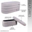 Banc avec rangement en velours
