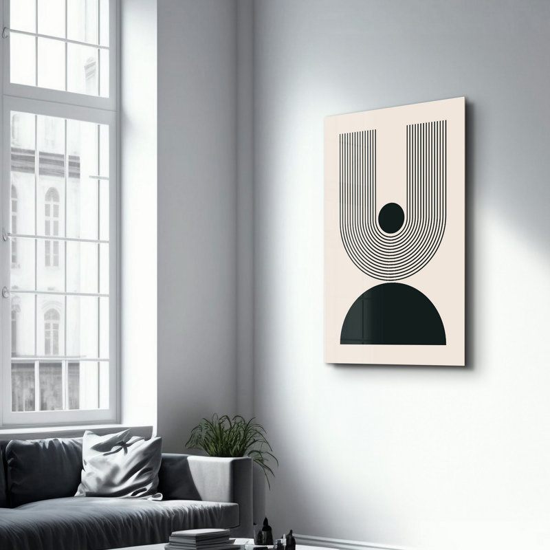 Peinture décorative en verre trempé