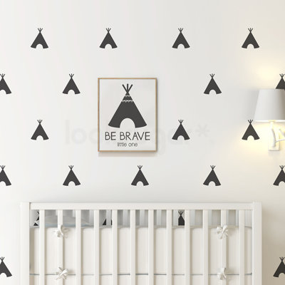 Décalcomanie murale tipi