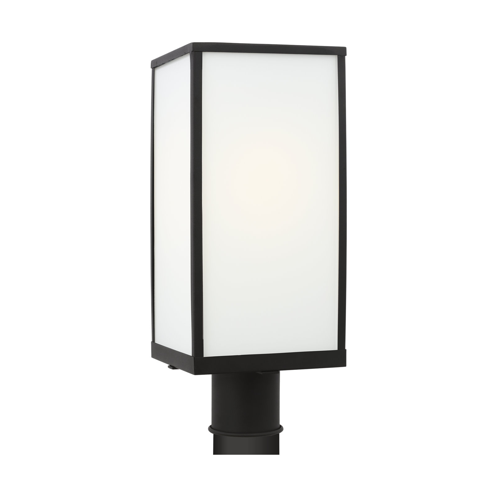 Howell Transparent Outdoor Lantern Head, Textured Black