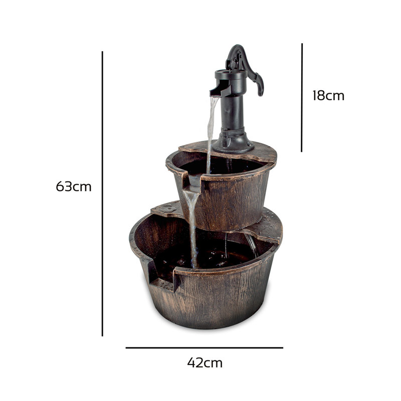 Felecia Outdoor Weather Resistant Cascade Fountain