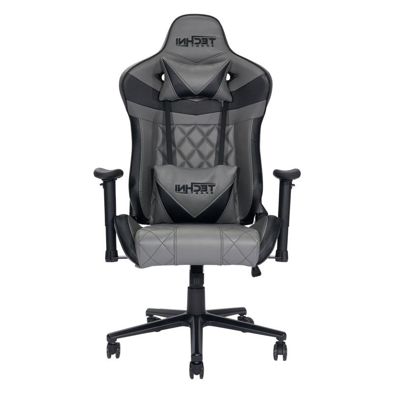 Fauteuil de jeu ergonomique, gris