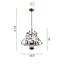 Lustre traditionnel unique à 4 lumières avec détails en cristal Darcey