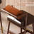 40.16"H Retro Solid Wood Backrest Bar Stool