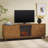 Aberforth Modern 70" TV Stand with Freestanding Electric Fireplace-100940189