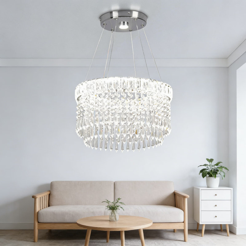 Plafonnier encastré Modern Crystal Chandelier