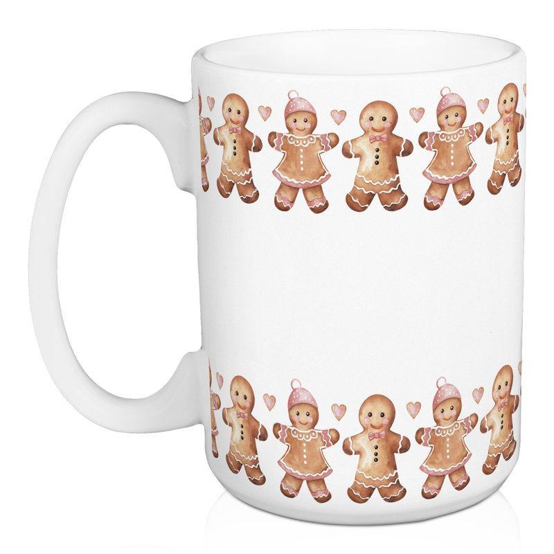 Tasse à bordure en pain d'épice