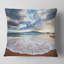 Coussin lombaire en mer profonde avec nuages et ondes seascape-123400125