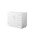 Meuble-lavabo simple autoportant avec plateau en marbre Elan TK-108351955-108351956