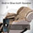 Faux Leather Heated Massage Chair-1287427981