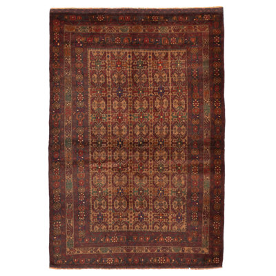 Teimani Brown Rug 4'3" x 6'6"