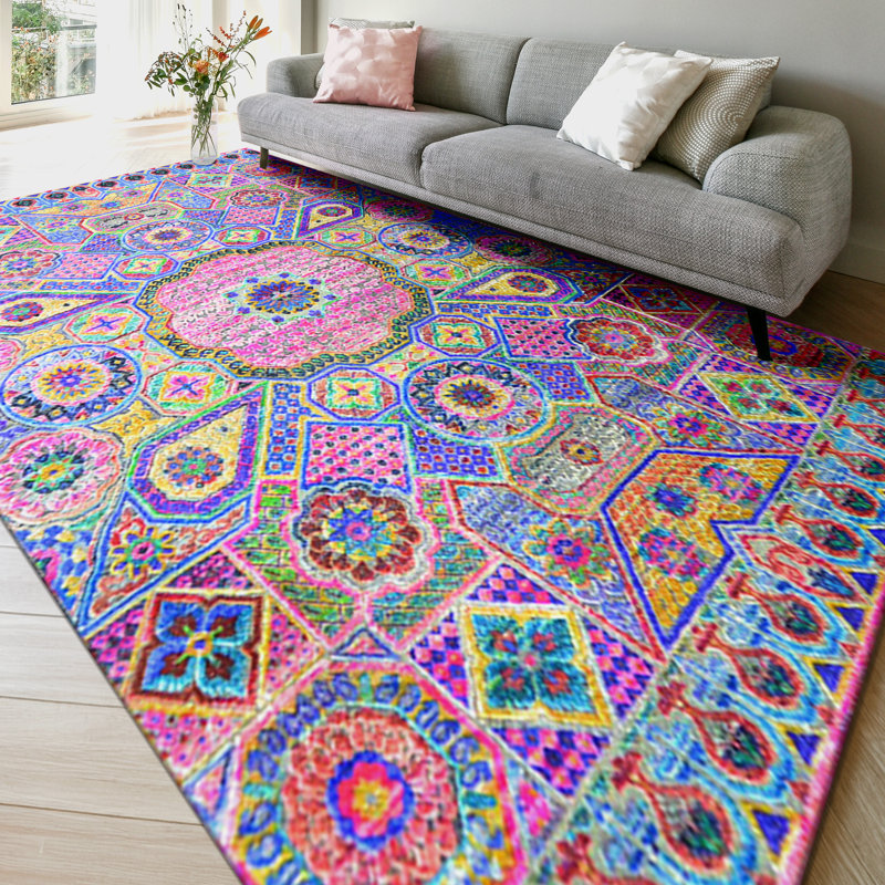 Canterbury Geometric Area Rug, Rectangle 6' x 9'