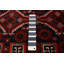 Tapis bleu marine en laine noué à la main de conception unique 3 pi 3 po x 6 pi 3 po nouvel âge Warrenton