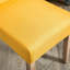 Ensemble de 2 chaises parsons capitonnées en bois massif Habit, jaune-1699029953