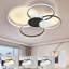 Deges LED Semi Flush Mount
