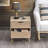 Night Stand Side Table with Charging Station