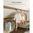 Michihisa Metal Wall Mounted Clothes Rack
