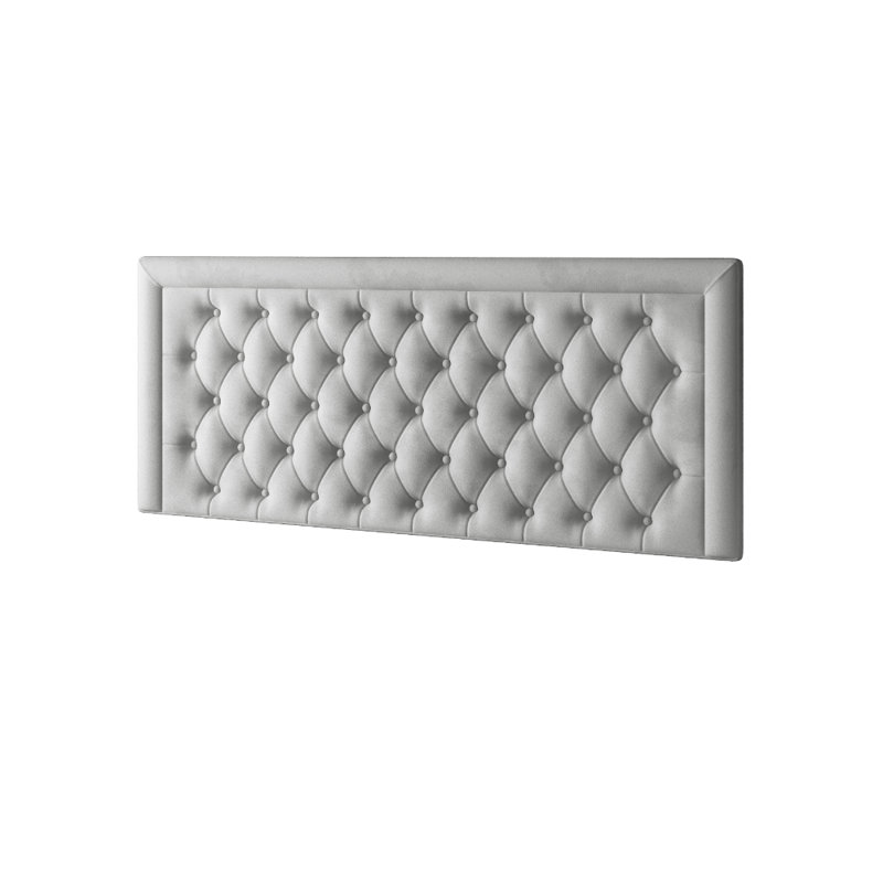Urbank Divan Bed Base, Silver, Double (4'6), 2 Foot-end Drawers