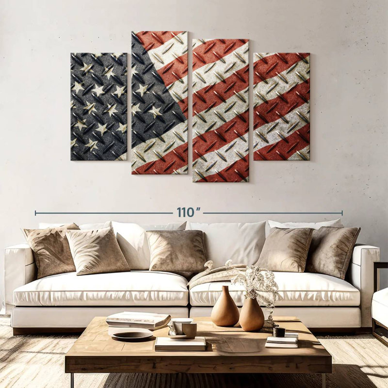 Borges Steel Mat American Flag