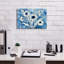 «Batik Flowers» par Shirley Novak, art mural sur toile-388708201