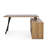 Bentancourt 59.06'' W L-Shaped Writing Desk with Cabinet