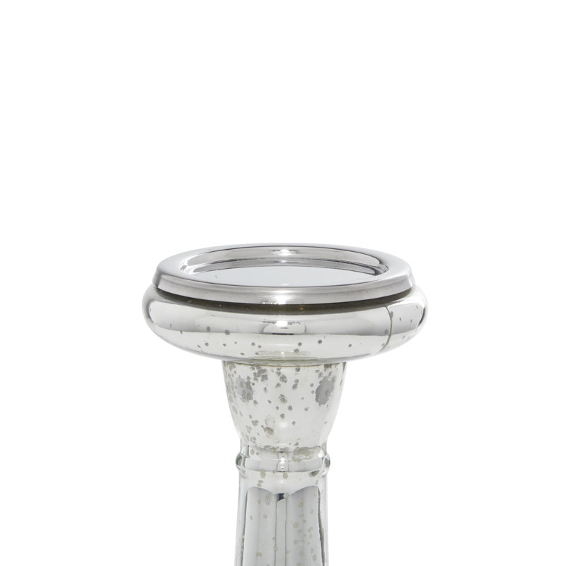 Ensemble de chandelles de table en verre 3 pièces Sadirah