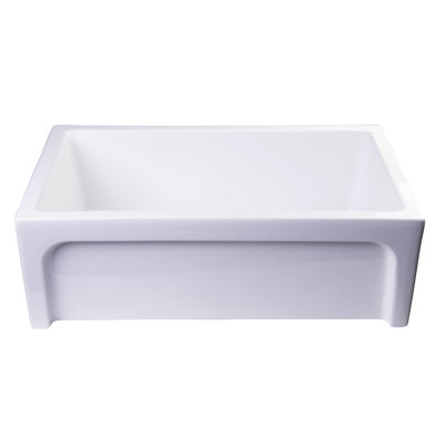 30'' L Single Bowl Fireclay Kitchen Sink