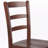 Jachai Walnut 5-piece round drop leaf table with ladder-back chairs