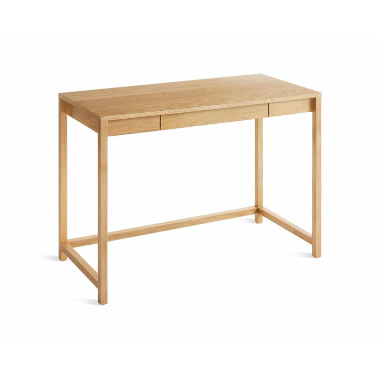 Open Plan Desk Blu Dot White Oak 30 H x 42 W x 20 D