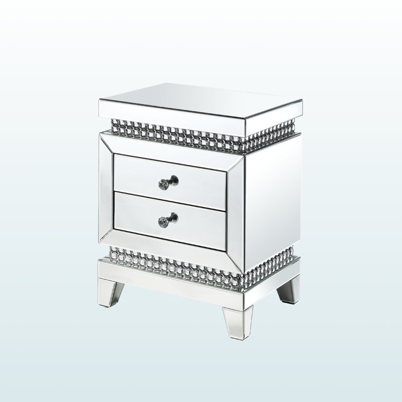 Table d'appoint à miroir Wren