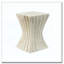 Table d'appoint d'extérieur, table de bout Wave Design, table d'appoint décorative, tabouret de jardin en béton léger pour patio-1164717220-1164717221