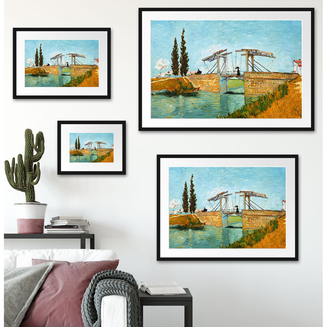 Gerahmter Kunstdruck Langlois Bridge von Vincent Van Gogh