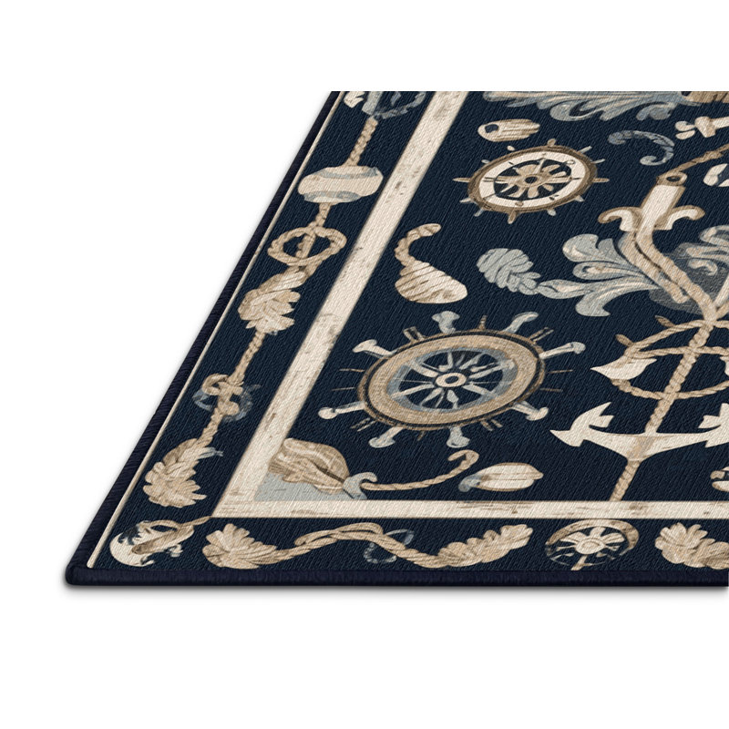 Tapis lavable Coastal Victorian Plus, Rectangle 4pi x 6 pi