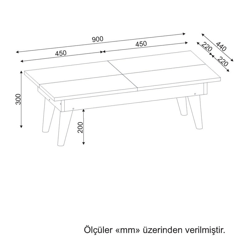 Stanford Four Leg Coffee Table