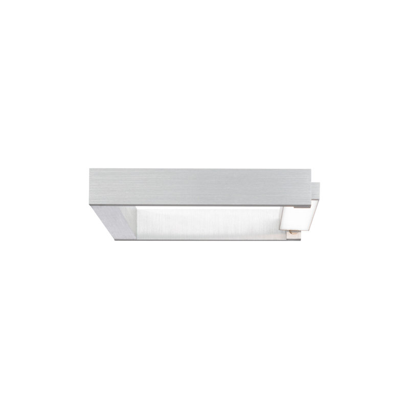 Lune Dimmable LED Wall Mounted Picture Light, Brushed Aluminum, 1.625" H x 10" W x 16.875" D