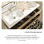 Meuble-lavabo double 59,05 po Quickel-148967818