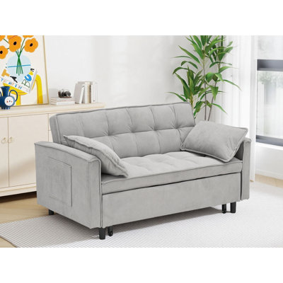 55'' Upholstered Sleeper Sofa