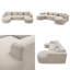 Upholstered 131.1 " Boucle U-Shaped Sectional-1545995388