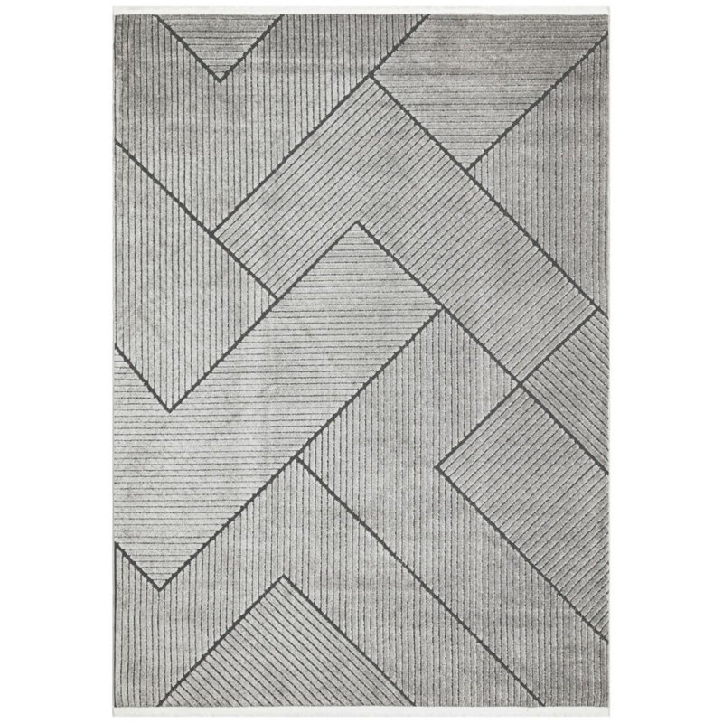 Banu Geometric Recycled P.E.T Indoor / Outdoor Area Rug, Rectangle 190 x 290cm