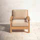 Jackson Teak Patio Chair with Cushion