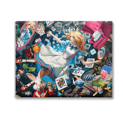 Storybook Tale Collage Canvas Wall Art Design By Michael David Ward