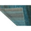 Hand Knotted Wool Area Rug in Aqua And Brown