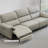 Gray Genuine Leather Standard Sofa cushion couch