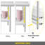 Table de préparation au travail en acier inoxydable 24 po x 24 po VEVOR