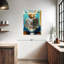 «Funny Animal Golden Retriever On A Toilette», ensemble de 3 reproductions sur toile 3 pièces-93062997