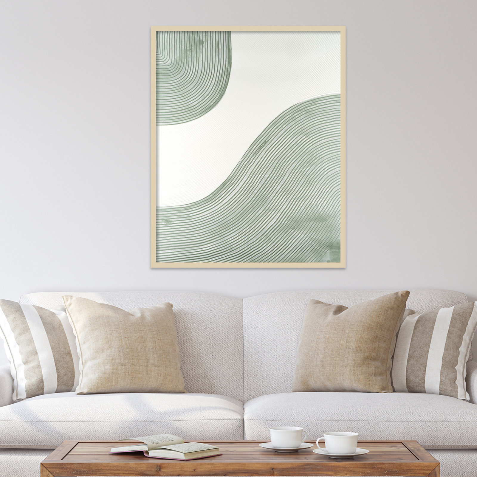Get Going by Vanna Lam, Brown, 41" H x 33" W x 1" D