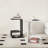 Modern Acrylic End Table With Storage C-Shaped Side Table-834471715