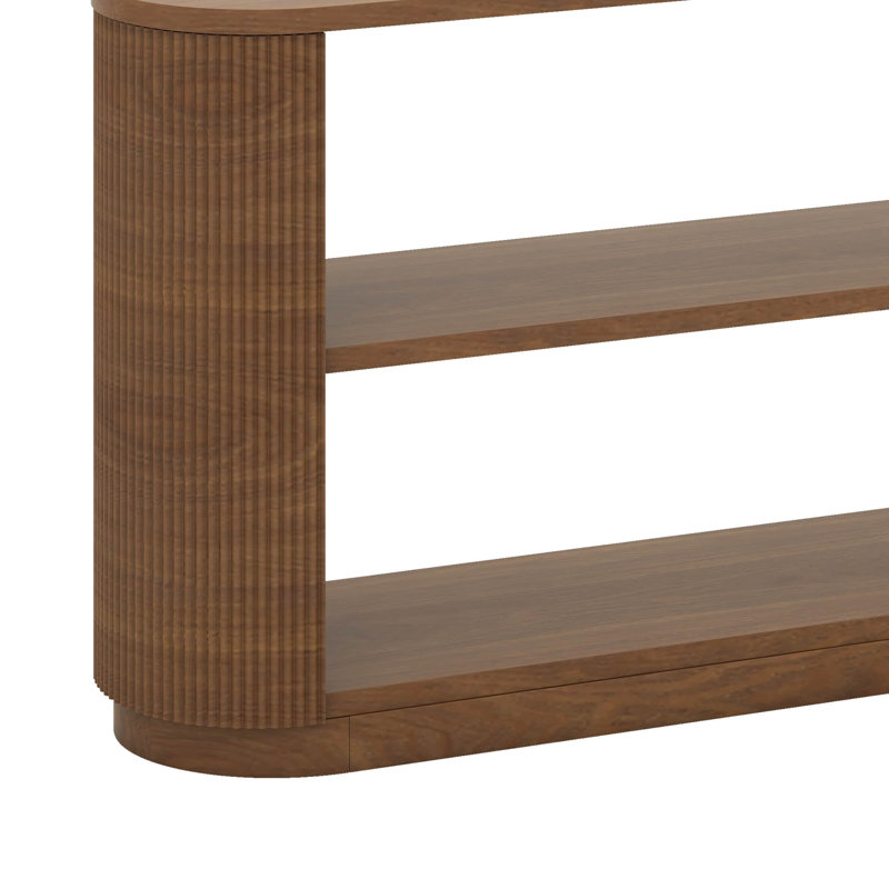 Console avec tablette Modern, Brun